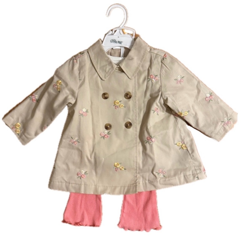 Little Me Baby Girl 3 Piece Outfit Set